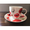 Poppies cup and saucer set